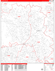 Red Line Map Example